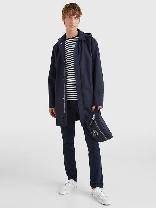 Tommy Hilfiger TH Tech Car Coat Kabát Férfi Kék | TH453IDW