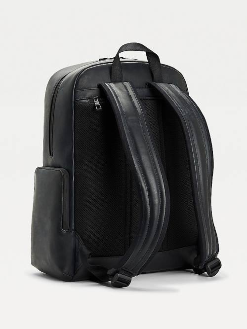 Tommy Hilfiger TH Tech Commuter Backpack Táska Férfi Fekete | TH492ECP