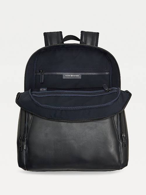 Tommy Hilfiger TH Tech Commuter Backpack Táska Férfi Fekete | TH492ECP