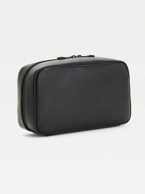 Tommy Hilfiger TH Tech Commuter Recycled Pouch Táska Férfi Fekete | TH306EKH