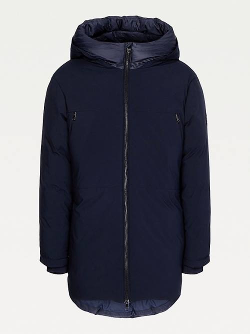 Tommy Hilfiger TH Tech Warm Filled Puffer Parka Dzseki Férfi Kék | TH819UIN