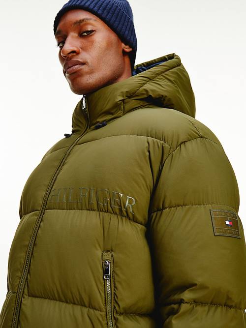 Tommy Hilfiger TH Warm High Loft Filled Parka Dzseki Férfi Barna | TH804BQW