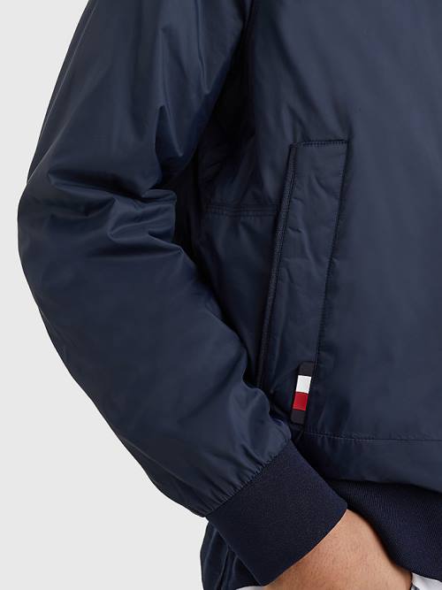 Tommy Hilfiger TH Warm Packable Insulated Bomber Kabát Férfi Kék | TH520JLQ