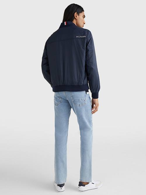 Tommy Hilfiger TH Warm Packable Insulated Bomber Kabát Férfi Kék | TH520JLQ