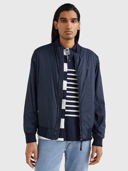 Tommy Hilfiger TH Warm Packable Insulated Bomber Kabát Férfi Kék | TH520JLQ