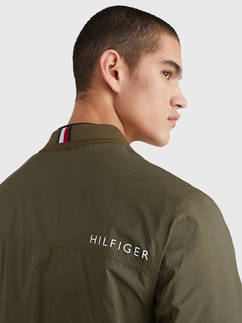 Tommy Hilfiger TH Warm Packable Insulated Bomber Kabát Férfi Khaki | TH615IQG