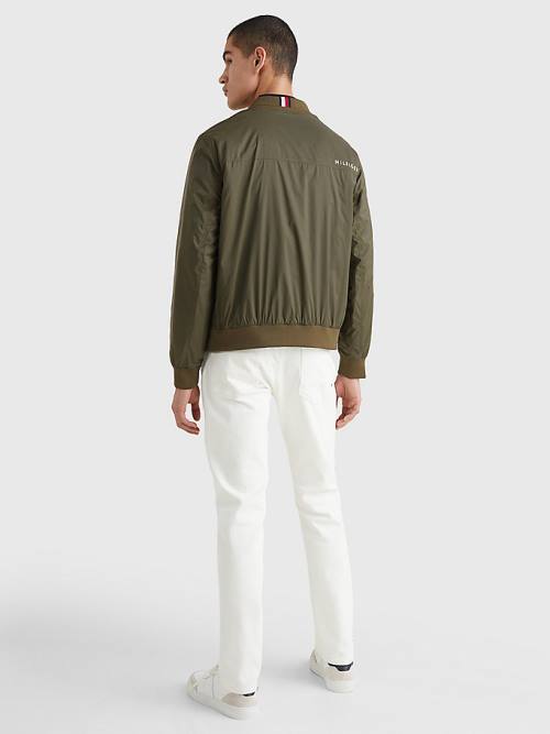 Tommy Hilfiger TH Warm Packable Insulated Bomber Kabát Férfi Khaki | TH615IQG