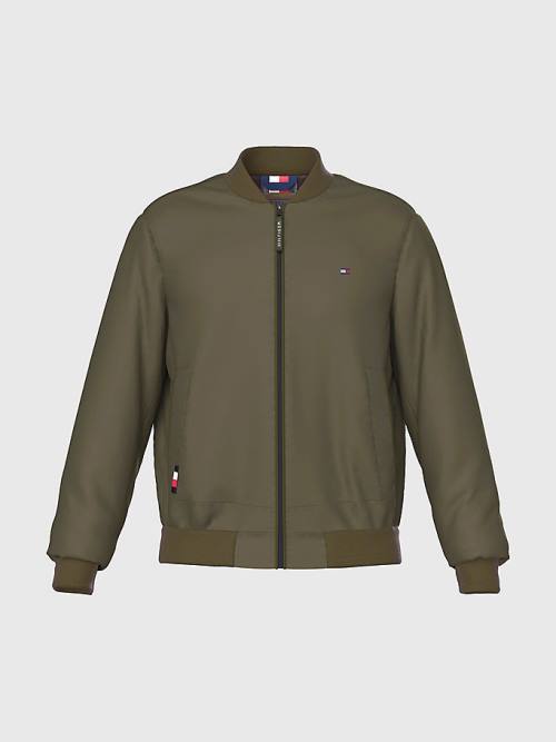 Tommy Hilfiger TH Warm Packable Insulated Bomber Kabát Férfi Khaki | TH615IQG