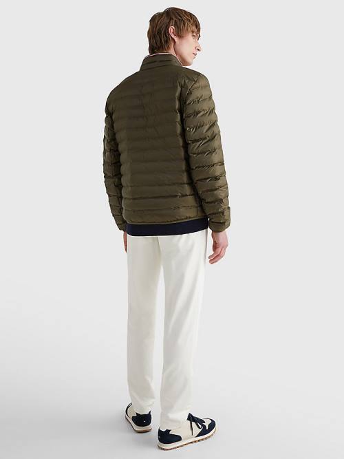 Tommy Hilfiger TH Warm Padded Kabát Férfi Khaki | TH804BKX