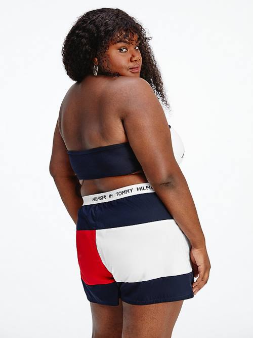 Tommy Hilfiger TOMMYXINDYA Curve Bandeau Fehérnemű Női Kék | TH203BPR