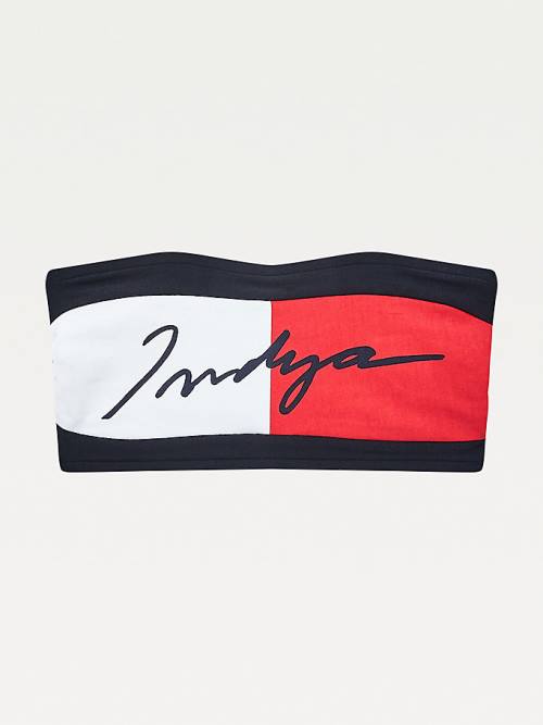 Tommy Hilfiger TOMMYXINDYA Curve Bandeau Fehérnemű Női Kék | TH203BPR