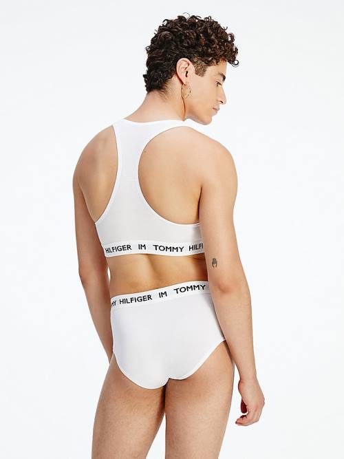 Tommy Hilfiger TOMMYXINDYA High-Derekú Briefs Fehérnemű Női Fehér | TH208FPB