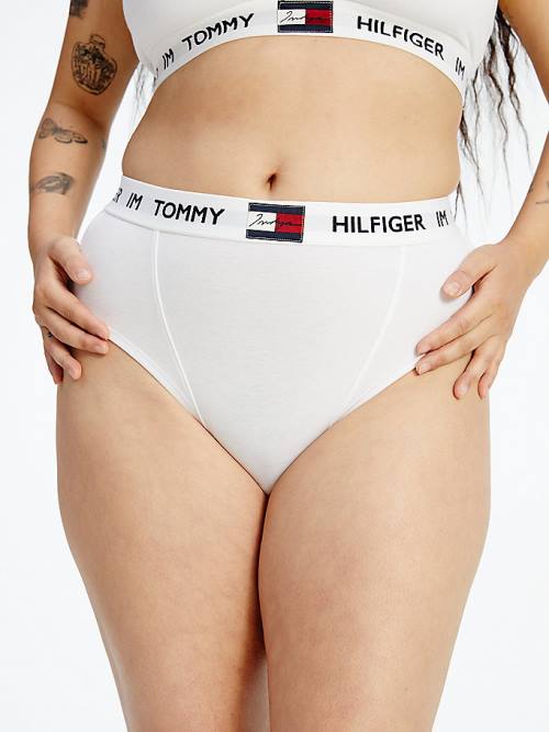 Tommy Hilfiger TOMMYXINDYA High-Derekú Briefs Fehérnemű Női Fehér | TH208FPB