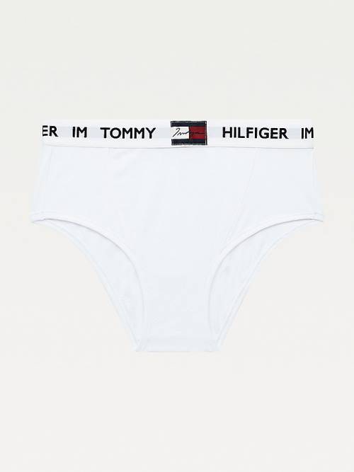 Tommy Hilfiger TOMMYXINDYA High-Derekú Briefs Fehérnemű Női Fehér | TH208FPB