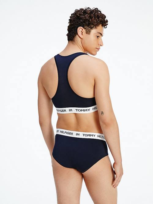 Tommy Hilfiger TOMMYXINDYA High-Derekú Briefs Fehérnemű Női Kék | TH316RST