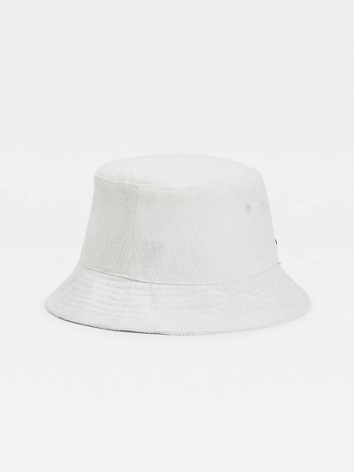 Tommy Hilfiger TOMMYXINDYA Linen Bucket Kalap Női Kék | TH507AIL