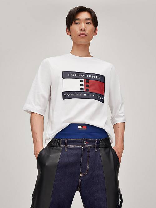 Tommy Hilfiger TOMMYXROMEO Dual-Gender Póló Női Fehér | TH601WNM