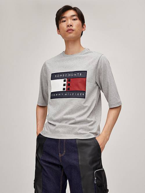 Tommy Hilfiger TOMMYXROMEO Dual-Gender Póló Női Szürke | TH691OKD