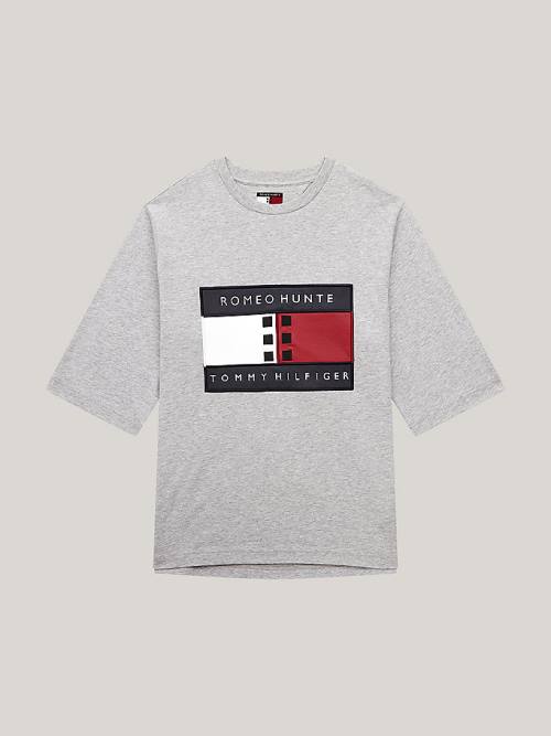 Tommy Hilfiger TOMMYXROMEO Dual-Gender Póló Női Szürke | TH691OKD