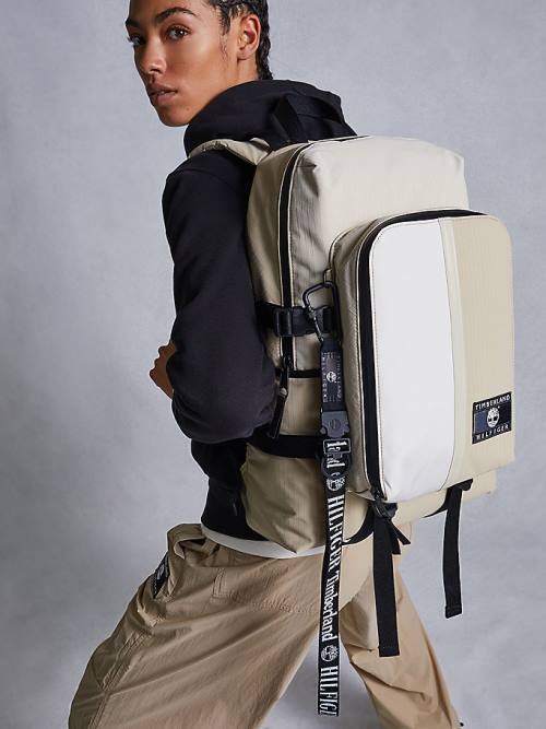 Tommy Hilfiger TOMMYXTIMBERLAND Reimagined Backpack Táska Férfi Khaki | TH409DRO