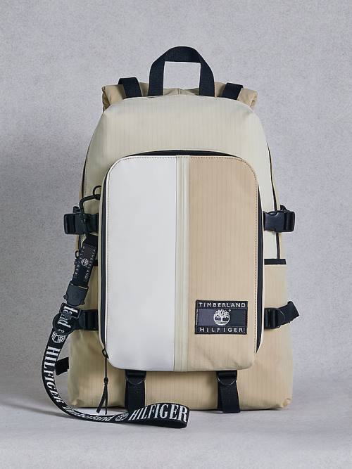 Tommy Hilfiger TOMMYXTIMBERLAND Reimagined Backpack Táska Férfi Khaki | TH409DRO