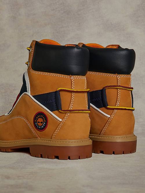 Tommy Hilfiger TOMMYXTIMBERLAND Remixed C&S Bakancs Női Sárga | TH154VYA