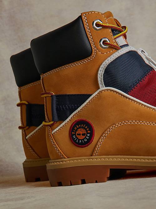 Tommy Hilfiger TOMMYXTIMBERLAND Remixed C&S Bakancs Női Sárga | TH154VYA