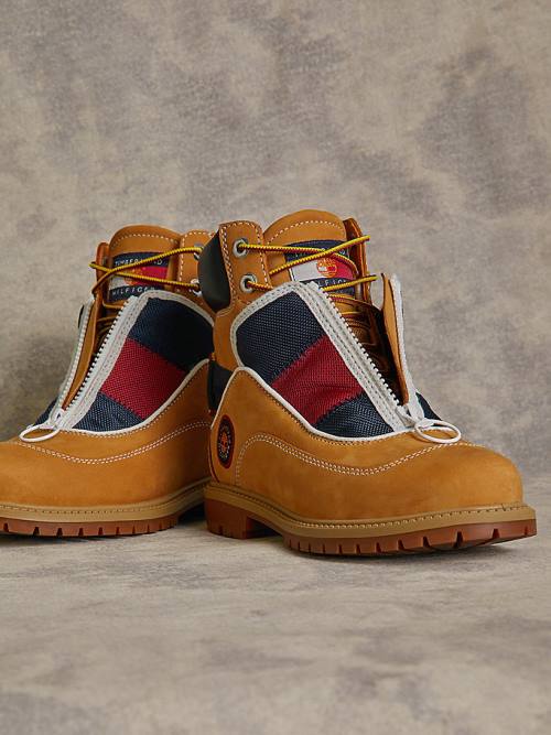 Tommy Hilfiger TOMMYXTIMBERLAND Remixed C&S Bakancs Női Sárga | TH154VYA