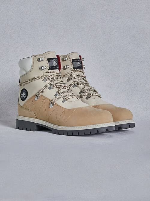 Tommy Hilfiger TOMMYXTIMBERLAND Vízálló Túrázáshoz Bakancs Férfi Bézs | TH135HVM