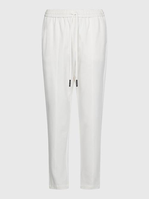 Tommy Hilfiger Tapered Joggers Nadrág Női Fehér | TH607AZP