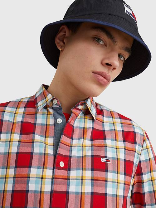 Tommy Hilfiger Tartan Check Ingek Férfi Piros | TH047XAN