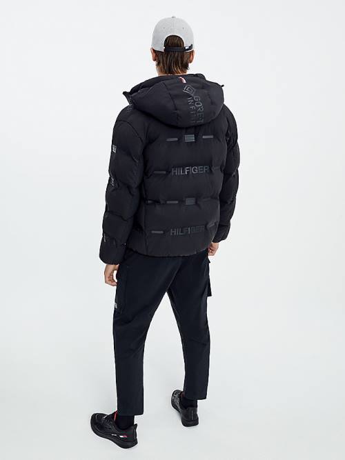 Tommy Hilfiger Tech Essential GORE-TEX Puffer Kabát Férfi Fekete | TH751YZB