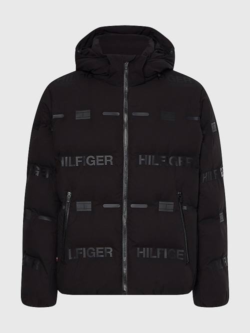 Tommy Hilfiger Tech Essential GORE-TEX Puffer Kabát Férfi Fekete | TH751YZB