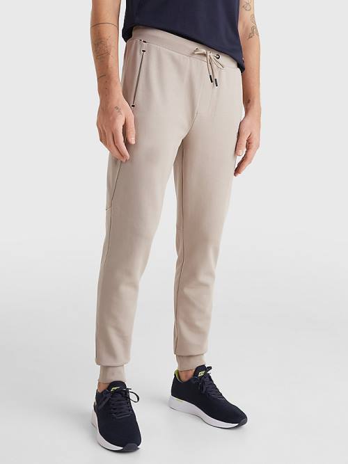 Tommy Hilfiger Tech Essentials Joggers Nadrág Férfi Bézs | TH964LHW