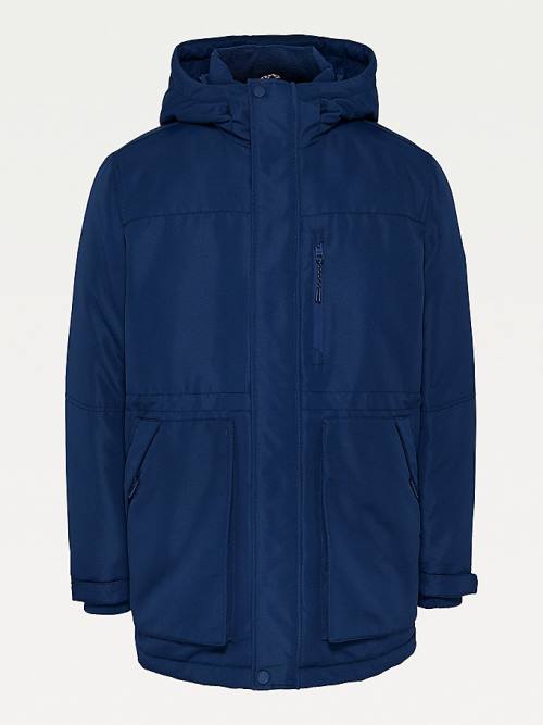 Tommy Hilfiger Tech Padded Parka Kabát Férfi Kék | TH138JTM