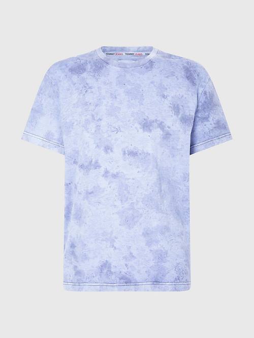 Tommy Hilfiger Tie-Dye Relaxed Fit Póló Férfi Kék | TH816QKR