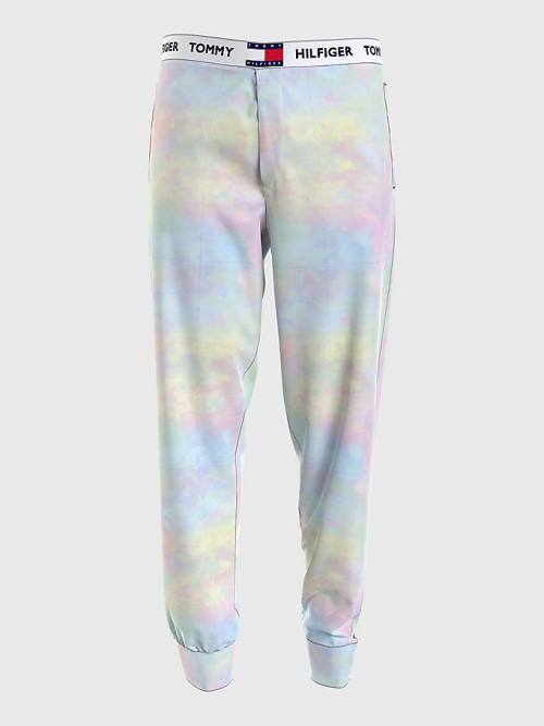 Tommy Hilfiger Tommy 85 Pastel Dye Joggers Pizsama Férfi Bézs | TH378VEY