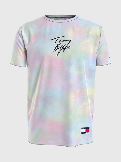 Tommy Hilfiger Tommy 85 Pastel Signature Logo Pizsama Férfi Bézs | TH706HYF