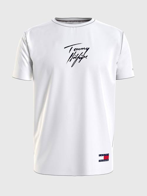 Tommy Hilfiger Tommy 85 Signature Logo Pizsama Férfi Fehér | TH348UVX