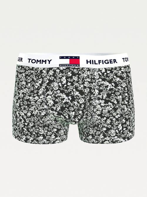 Tommy Hilfiger Tommy 85 Stretch Pamut Logo Trunks Fehérnemű Férfi Fehér | TH720YOB