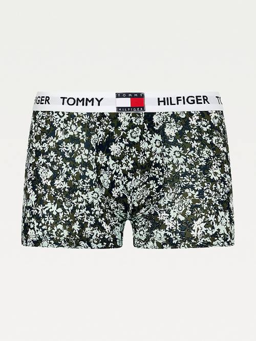 Tommy Hilfiger Tommy 85 Stretch Pamut Logo Trunks Fehérnemű Férfi Fehér | TH720YOB