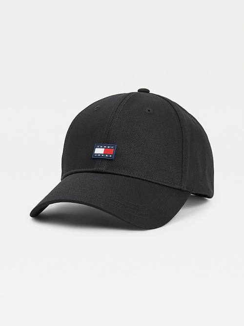 Tommy Hilfiger Tommy Badge Alkalmi Utility Cap Kalap Férfi Fekete | TH018TAN