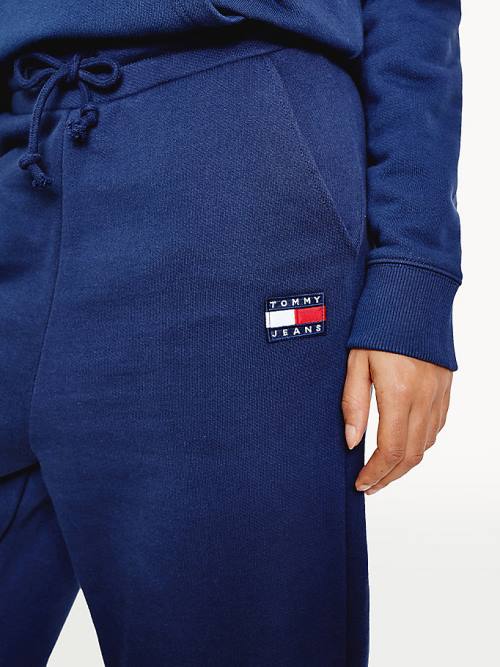 Tommy Hilfiger Tommy Badge Relaxed Joggers Nadrág Női Kék | TH421VTF