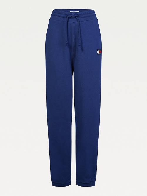 Tommy Hilfiger Tommy Badge Relaxed Joggers Nadrág Női Kék | TH421VTF