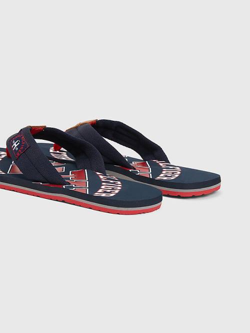 Tommy Hilfiger Tommy Beach Szandál Férfi Kék | TH412JIZ