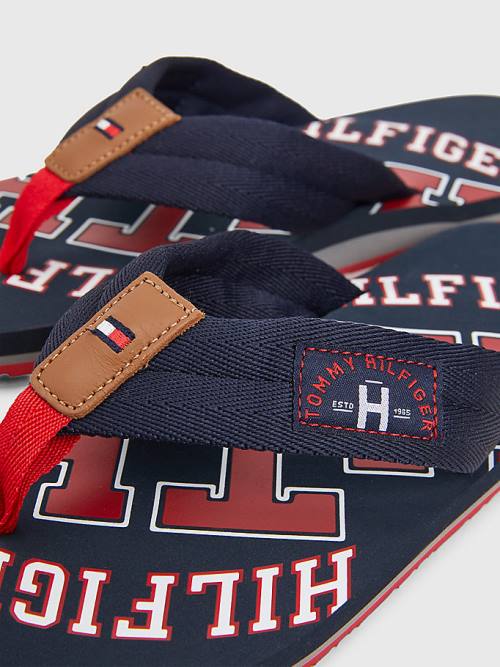 Tommy Hilfiger Tommy Beach Szandál Férfi Kék | TH412JIZ