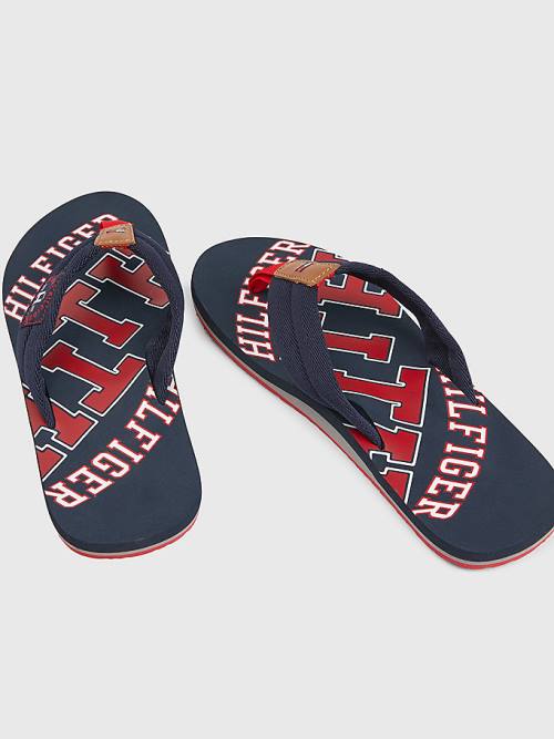 Tommy Hilfiger Tommy Beach Szandál Férfi Kék | TH412JIZ