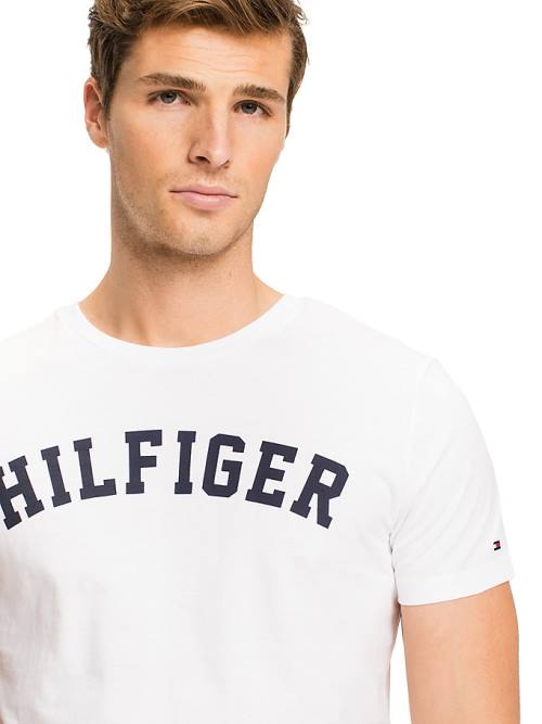 Tommy Hilfiger Tommy Hilfiger Logo Pizsama Férfi Fehér | TH847GIH