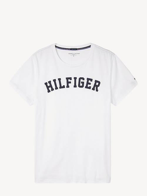 Tommy Hilfiger Tommy Hilfiger Logo Pizsama Férfi Fehér | TH847GIH