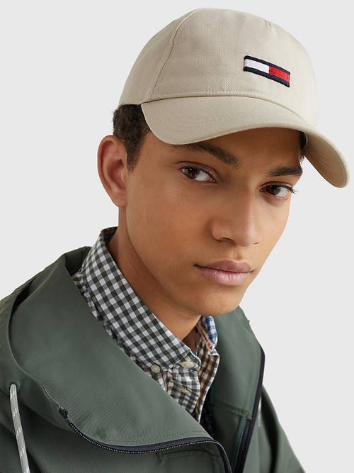 Tommy Hilfiger Tommy Jeans Cap Kalap Férfi Bézs | TH469ZVN